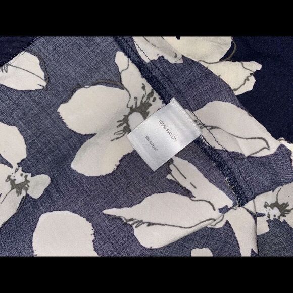 J Jill Floral Mid Sleeve Dress - Picture 9 of 12